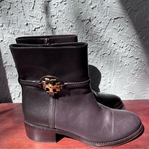 Tory Burch Miller Leather Bootie size 10